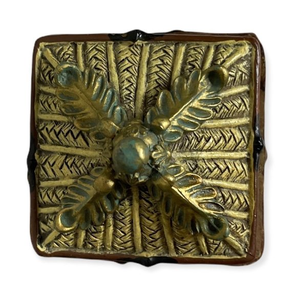 Small Trinket Box Rustic Tree Cabin Decor Oriental Ring Box - Picture 6 of 12